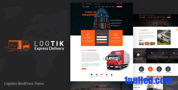 Logtik v2.0 Nulled - WP للخدمات اللوجستية والشحن والنقل